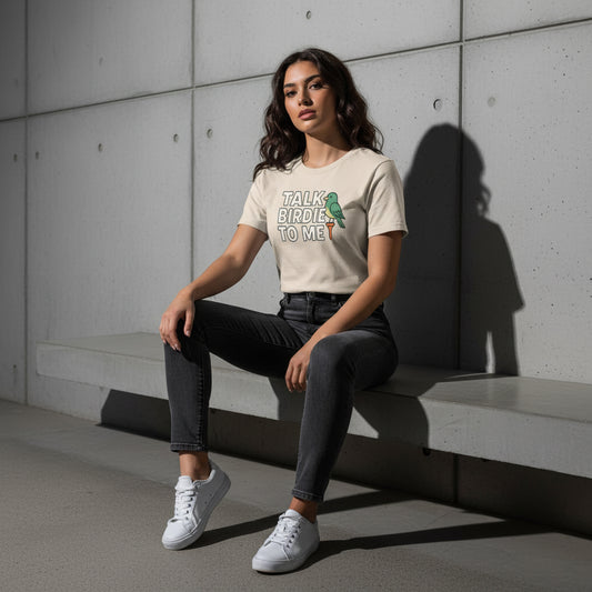 Talk Birdie To Me Funny Golf T-Shirt – Unisex, Soft Cotton, Golfer Gift