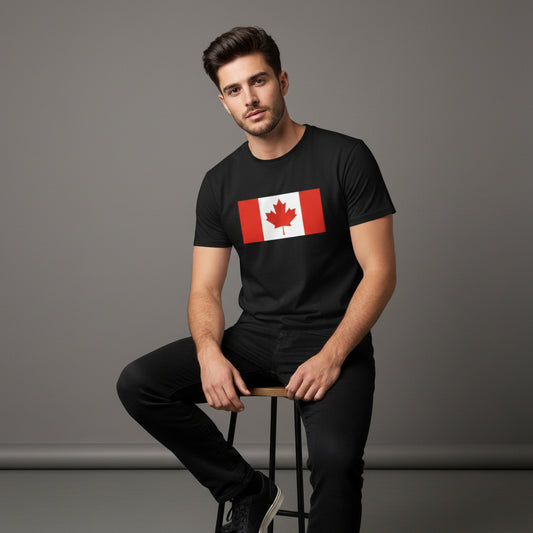 Ameri-Canadian International Travel Shirt - Flag Jacking Shirt