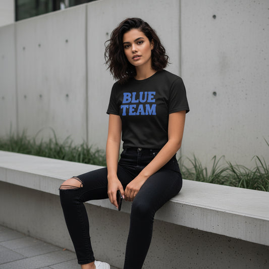 Blue Team Member T-Shirt – Sporting Event Shirt, Team Logo, Unisex, Gift