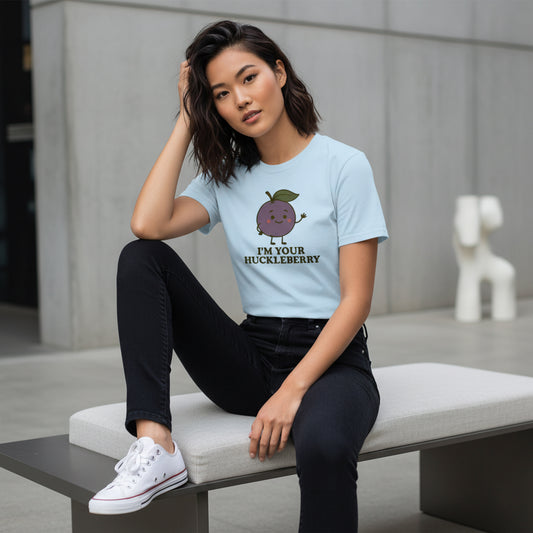 Funny Western Movie Quote T-Shirt – I’m Your Huckleberry, Men’s & Women’s