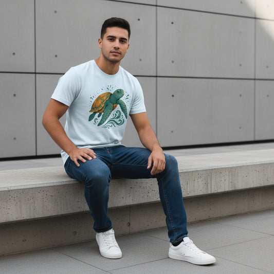Sea Turtle Graphic T-Shirt – Ocean Animal, Soft Cotton, Eco-Friendly, Unisex