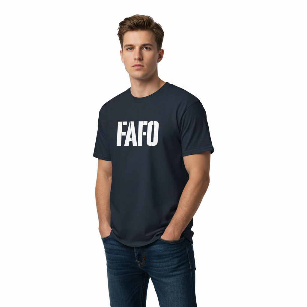 FAFO Slogan T-Shirt – Funny Meme Graphic, Unisex, Soft Cotton