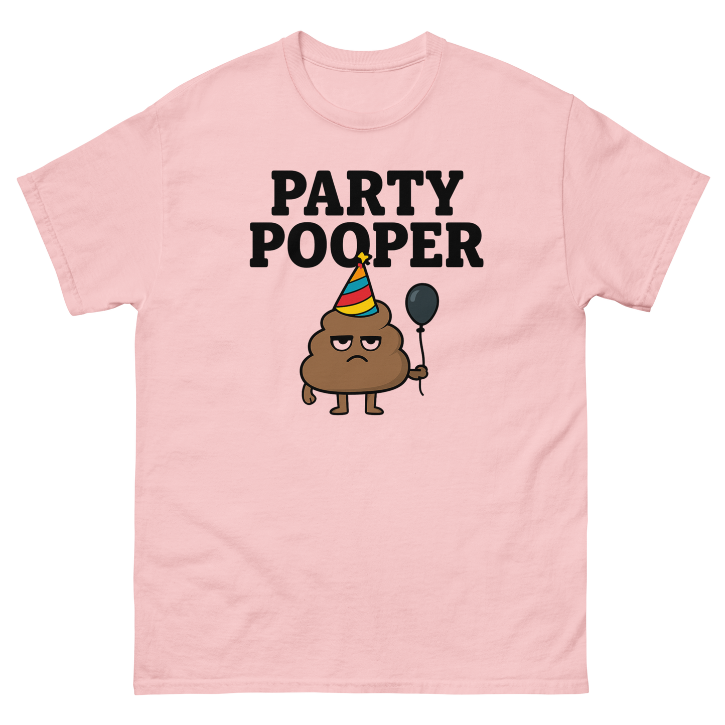 Party Pooper Graphic Tee – Silly Humor Shirt, Unisex, Gift for Friends