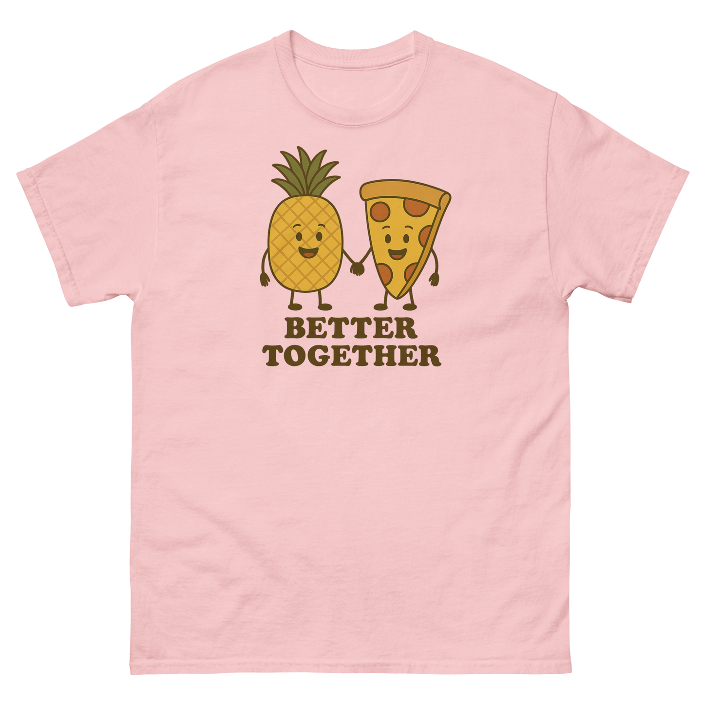 Better Together Pizza Pineapple Tee – Unique Foodie Shirt, Comfortable Fit, Youth & Adult