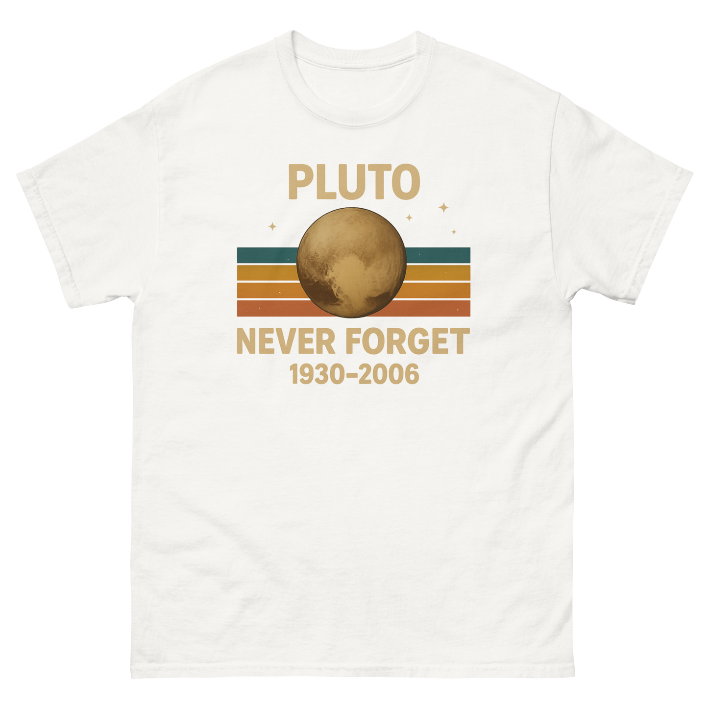 Pluto Planet Memorial Tee – Science Humor Shirt, Comfortable Fit, Gift for Space Fans