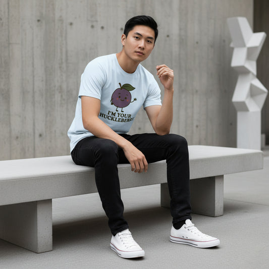 Funny Western Movie Quote T-Shirt – I’m Your Huckleberry, Men’s & Women’s