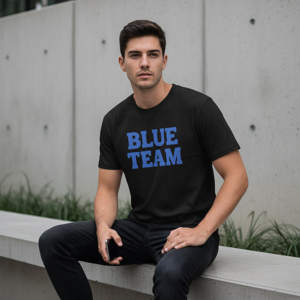 Blue Team Member T-Shirt – Sporting Event Shirt, Team Logo, Unisex, Gift