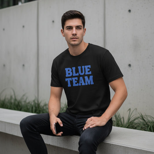 Blue Team Member T-Shirt – Sporting Event Shirt, Team Logo, Unisex, Gift