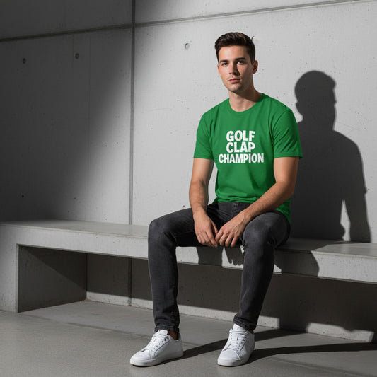 Golf Clap Champion Graphic Tee – Humor Sports Shirt, Player Gift