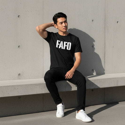 FAFO Slogan T-Shirt – Funny Meme Graphic, Unisex, Soft Cotton