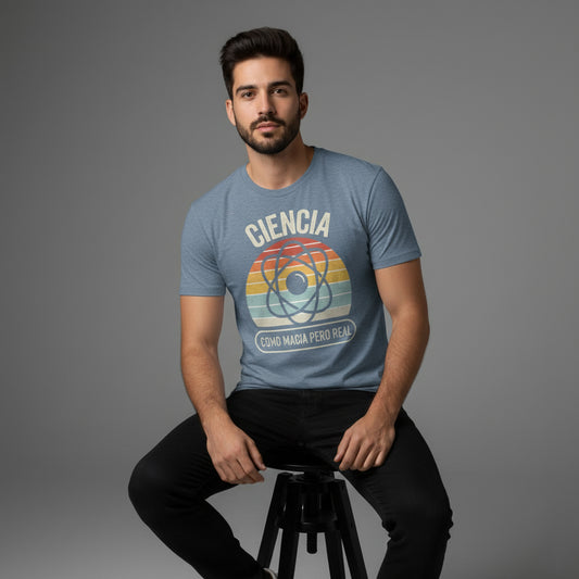 CIENCIA! Science Graphic T-Shirt – Spanish Slogan, Unisex, Soft Cotton