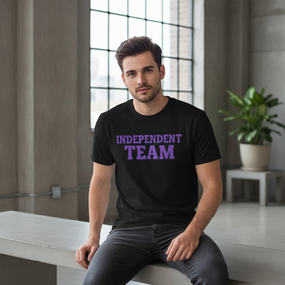 Independent Team Slogan Tee – Bold Group Shirt, Comfortable Fit,