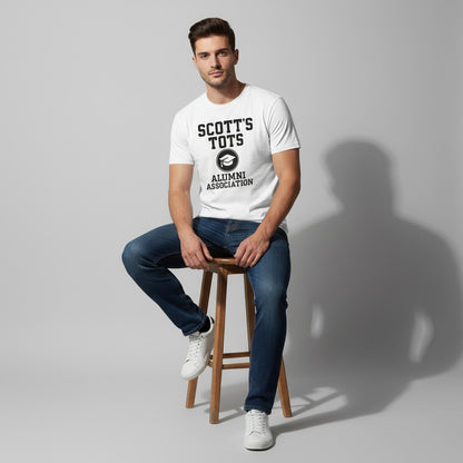 Scott’s Tots Alumni Association T-Shirt – The Office Inspired, Funny Fan Tee, Unisex