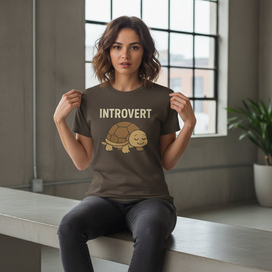 Introvert Statement T-Shirt – Funny Personality Graphic Tee, Unisex, Soft Cotton