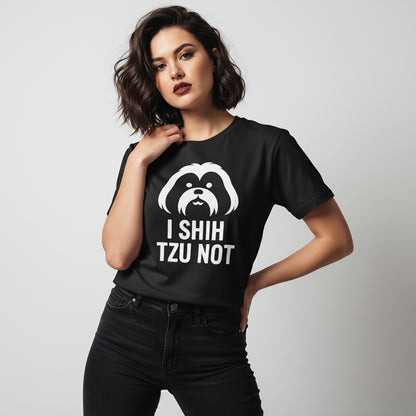 I Shih Tzu Not Dog Pun Tee – Cute Graphic, Gift for Pet Lovers, Unisex