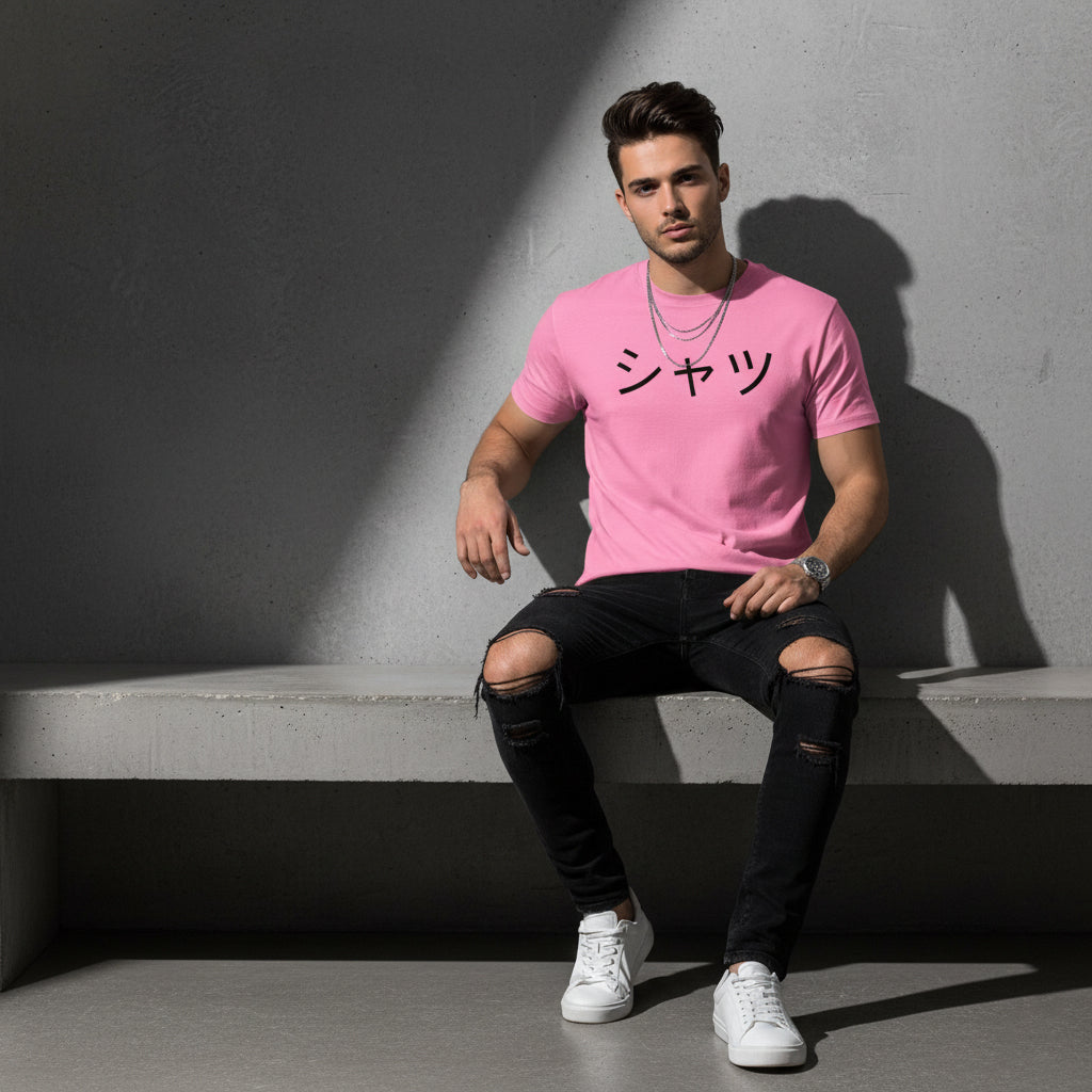 Happy Japanese Theme T-Shirt – Symbolic Kanji, Comfort Fit, Gift for Japan Lovers