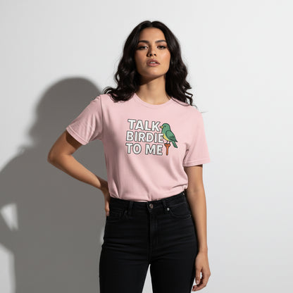 Talk Birdie To Me Funny Golf T-Shirt – Unisex, Soft Cotton, Golfer Gift