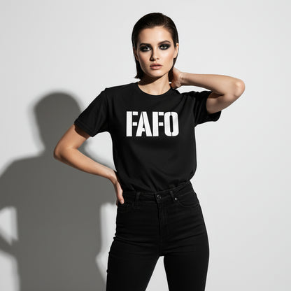 FAFO Slogan T-Shirt – Funny Meme Graphic, Unisex, Soft Cotton