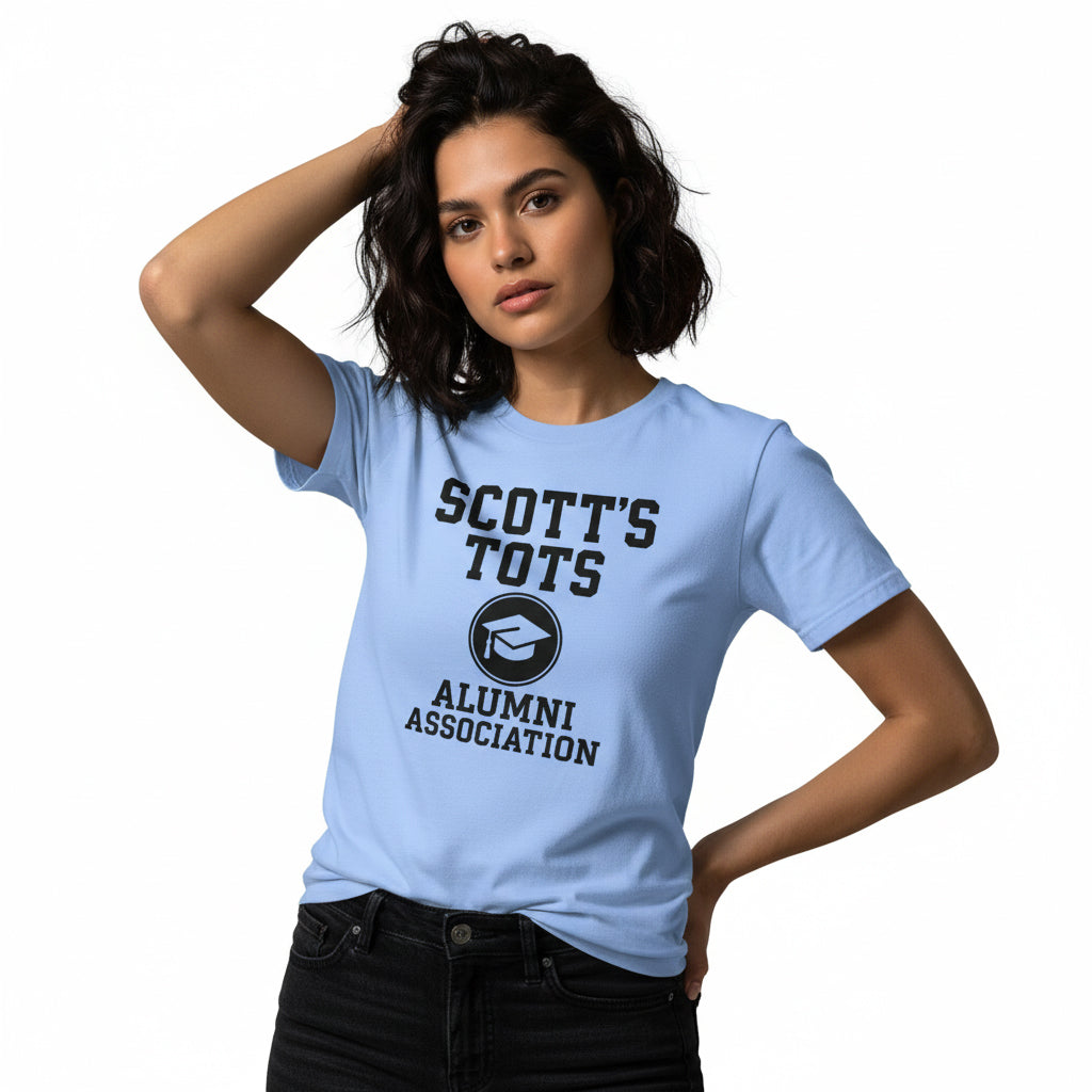 Scott’s Tots Alumni Association T-Shirt – The Office Inspired, Funny Fan Tee, Unisex