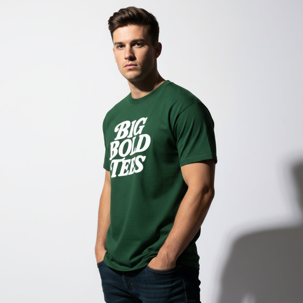Big Bold Tees Statement T-Shirt – Graphic Slogan, Unisex, Soft Cotton