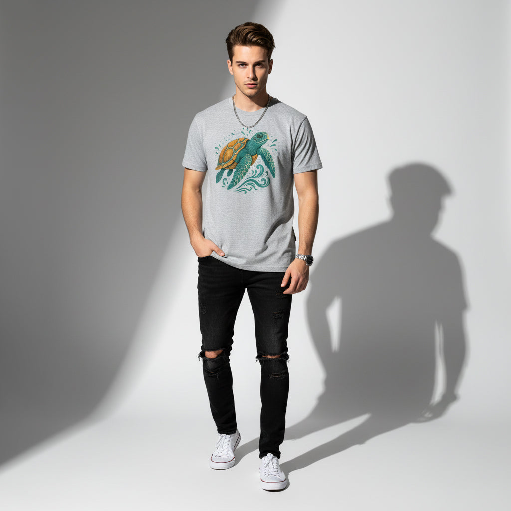 Sea Turtle Graphic T-Shirt – Ocean Animal, Soft Cotton, Eco-Friendly, Unisex