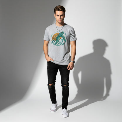 Sea Turtle Graphic T-Shirt – Ocean Animal, Soft Cotton, Eco-Friendly, Unisex