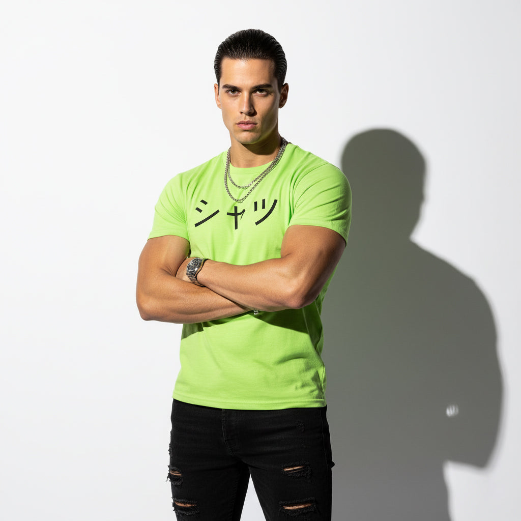 Happy Japanese Theme T-Shirt – Symbolic Kanji, Comfort Fit, Gift for Japan Lovers