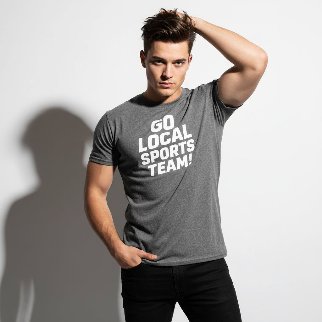 Go Local Sports Team! Game Day Tee – Sports Humor Shirt, Men’s & Women’s
