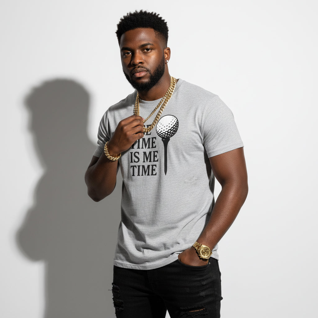 Golf Escape Slogan Shirt – Tee Time is Me Time Graphic, Gift for Players, South Dakota