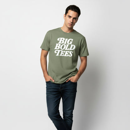 Big Bold Tees Statement T-Shirt – Graphic Slogan, Unisex, Soft Cotton