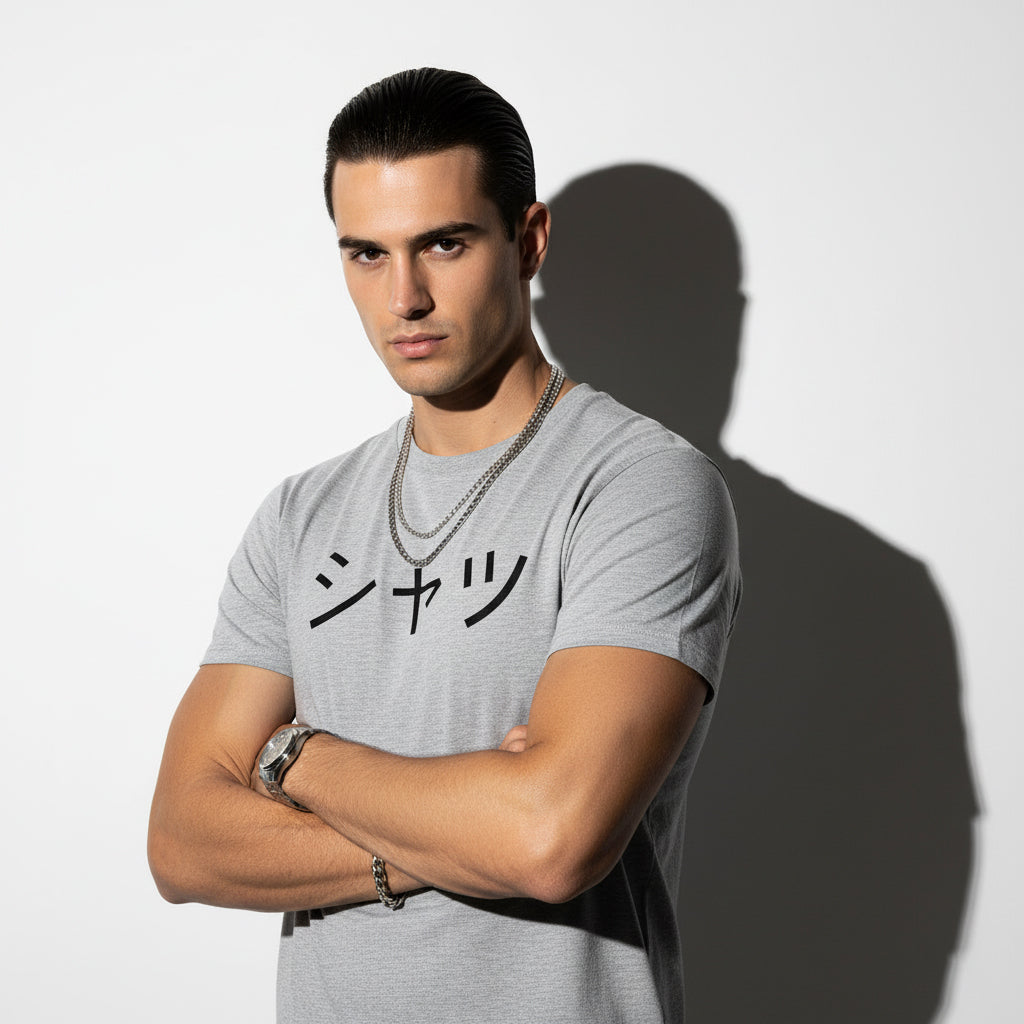 Happy Japanese Theme T-Shirt – Symbolic Kanji, Comfort Fit, Gift for Japan Lovers