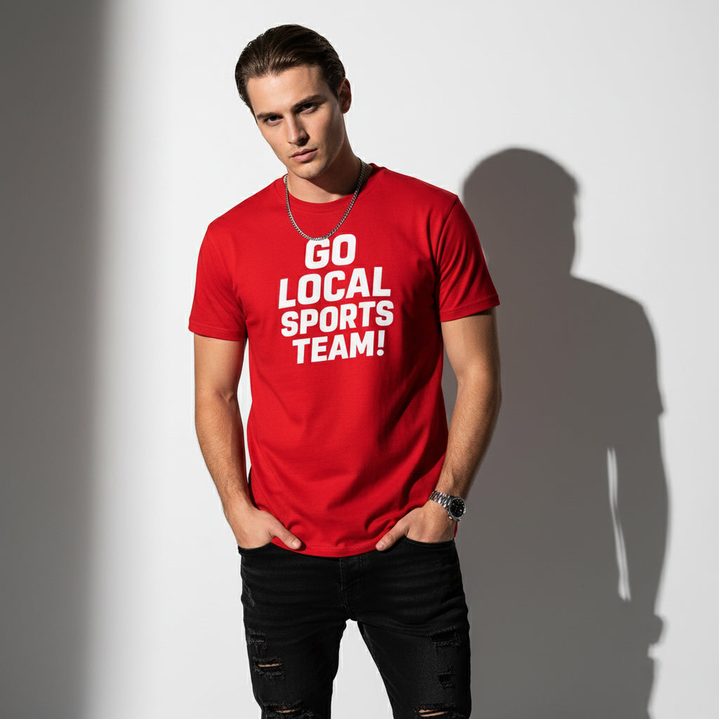 Go Local Sports Team! Game Day Tee – Sports Humor Shirt, Men’s & Women’s