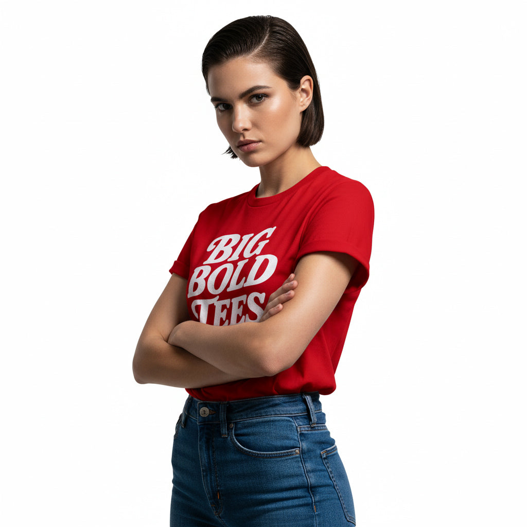 Big Bold Tees Statement T-Shirt – Graphic Slogan, Unisex, Soft Cotton