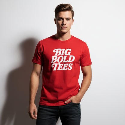 Big Bold Tees Statement T-Shirt – Graphic Slogan, Unisex, Soft Cotton