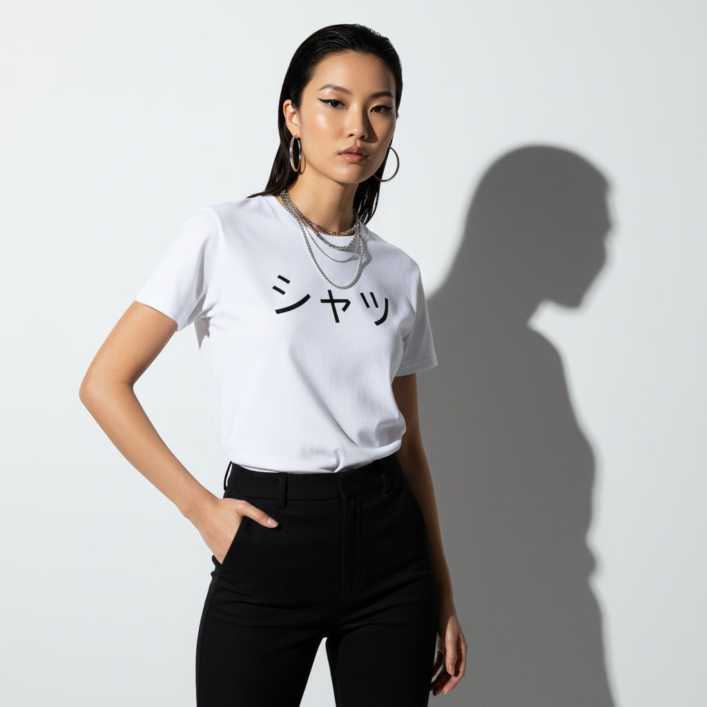 Happy Japanese Theme T-Shirt – Symbolic Kanji, Comfort Fit, Gift for Japan Lovers