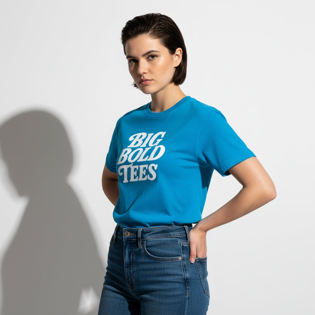Big Bold Tees Statement T-Shirt – Graphic Slogan, Unisex, Soft Cotton