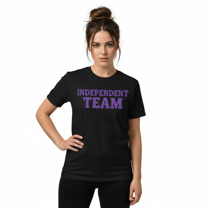 Independent Team Slogan Tee – Bold Group Shirt, Comfortable Fit,