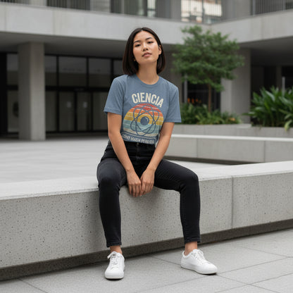 CIENCIA! Science Graphic T-Shirt – Spanish Slogan, Unisex, Soft Cotton