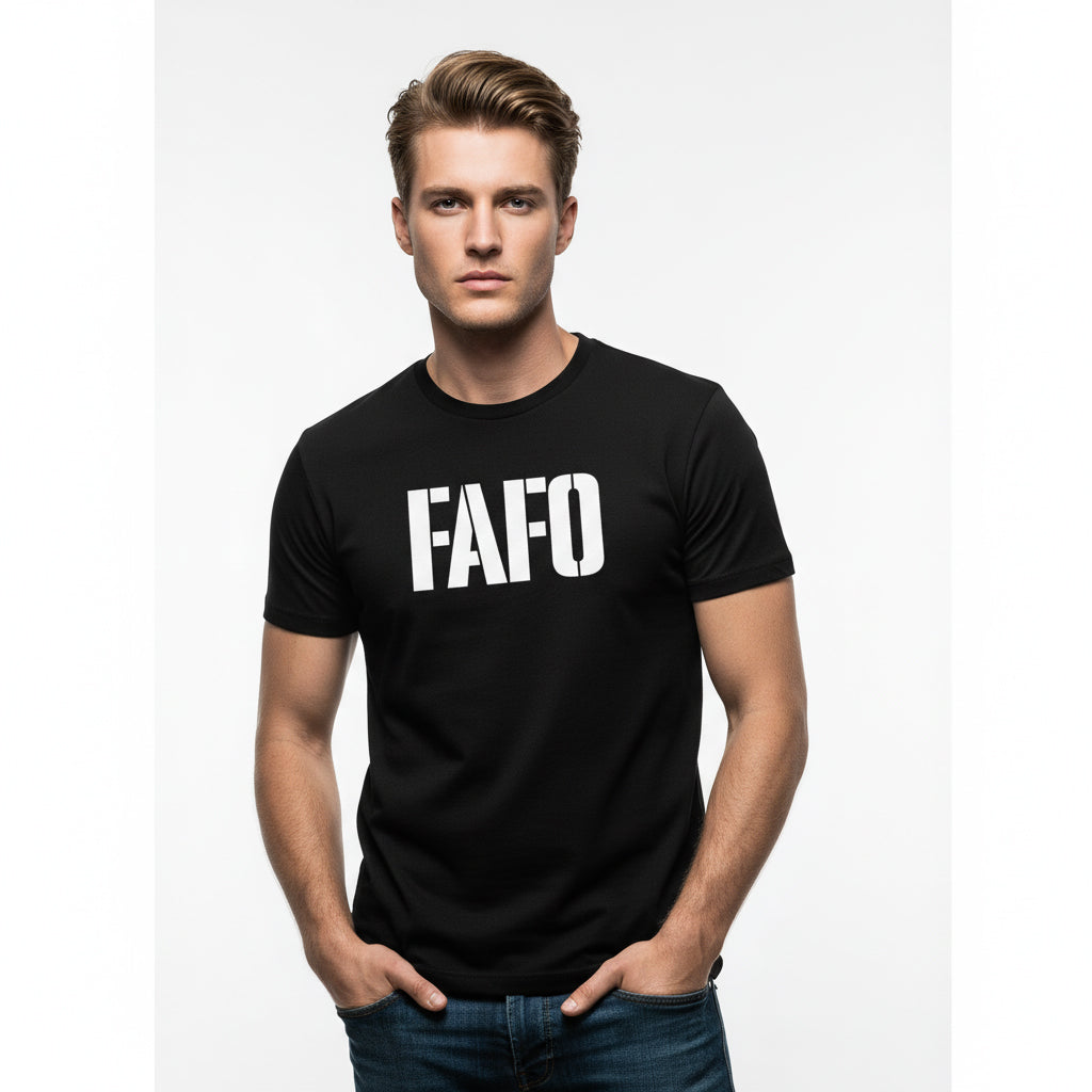 FAFO Slogan T-Shirt – Funny Meme Graphic, Unisex, Soft Cotton