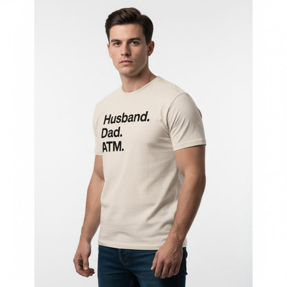 Dad Life T-Shirt – Husband Dad ATM, Unisex, Comfortable Fit, Gift Idea