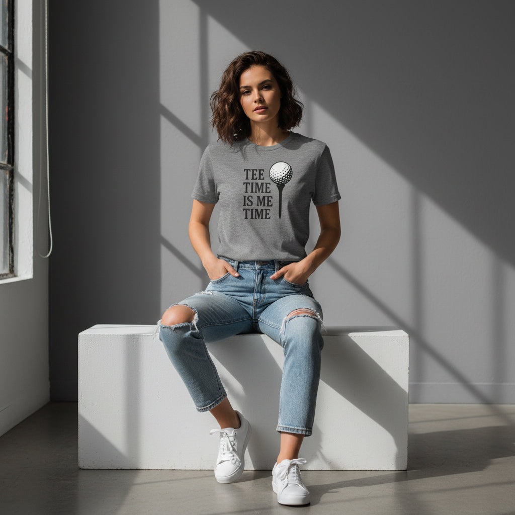 Golf Escape Slogan Shirt – Tee Time is Me Time Graphic, Gift for Players, South Dakota