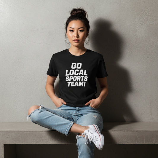 Go Local Sports Team! Game Day Tee – Sports Humor Shirt, Men’s & Women’s