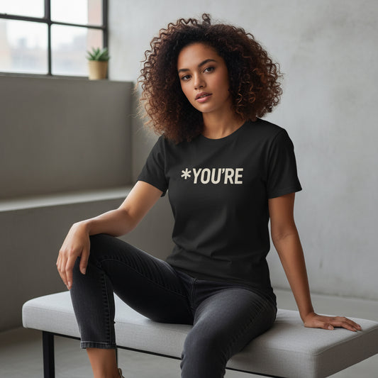 Grammar Nerd Shirt – *YOU’RE Mistake Fighter, Unisex, Gift for Writers