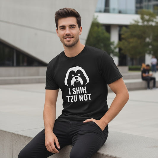 I Shih Tzu Not Dog Pun Tee – Cute Graphic, Gift for Pet Lovers, Unisex