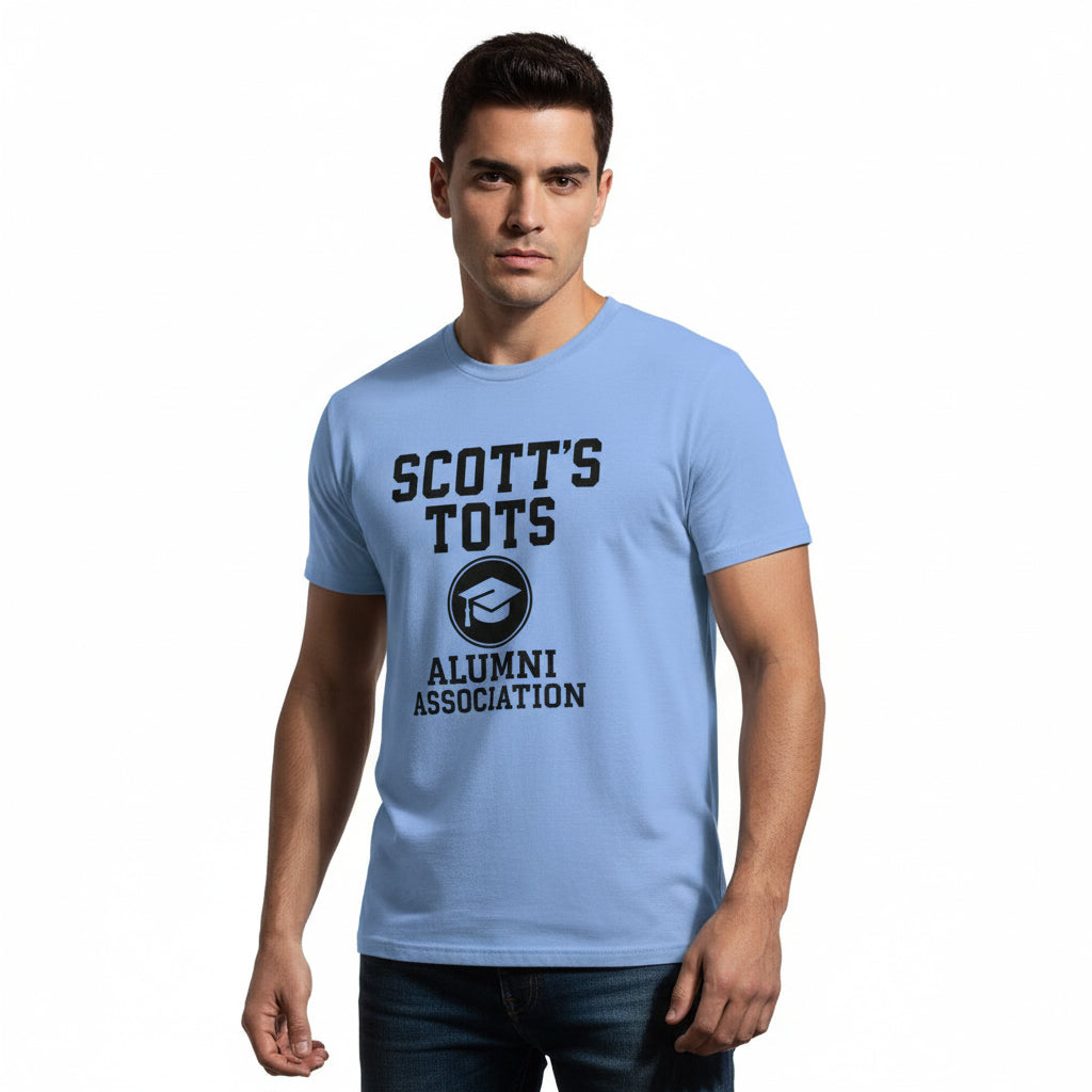 Scott’s Tots Alumni Association T-Shirt – The Office Inspired, Funny Fan Tee, Unisex
