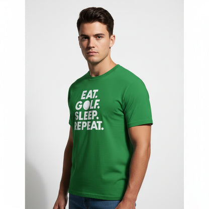 Eat. Golf. Sleep. Repeat. Golf Lifestyle Shirt – Unisex, Player Gift