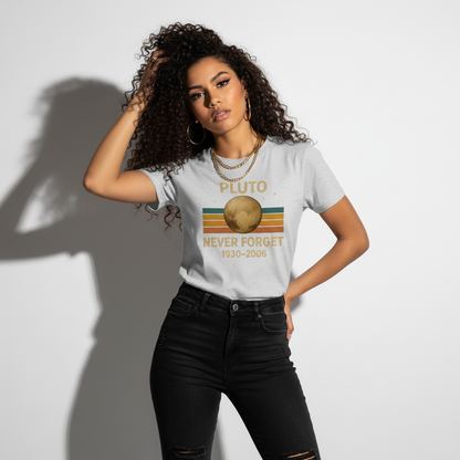 Pluto Planet Memorial Tee – Science Humor Shirt, Comfortable Fit, Gift for Space Fans