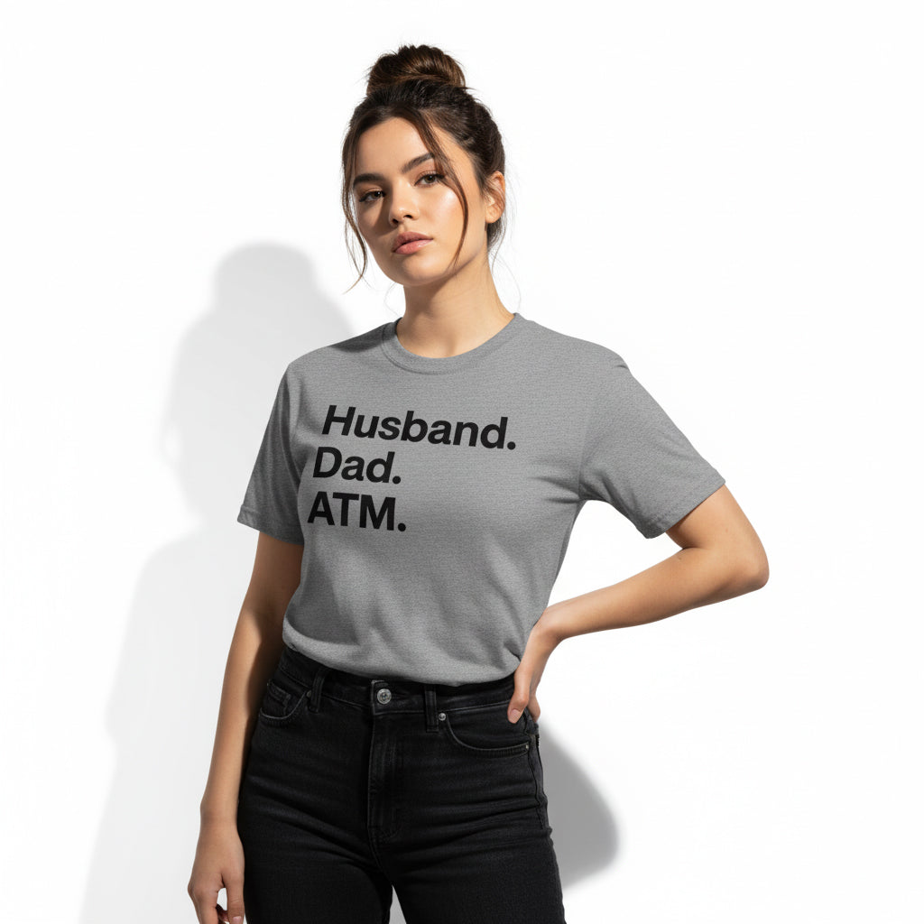 Dad Life T-Shirt – Husband Dad ATM, Unisex, Comfortable Fit, Gift Idea