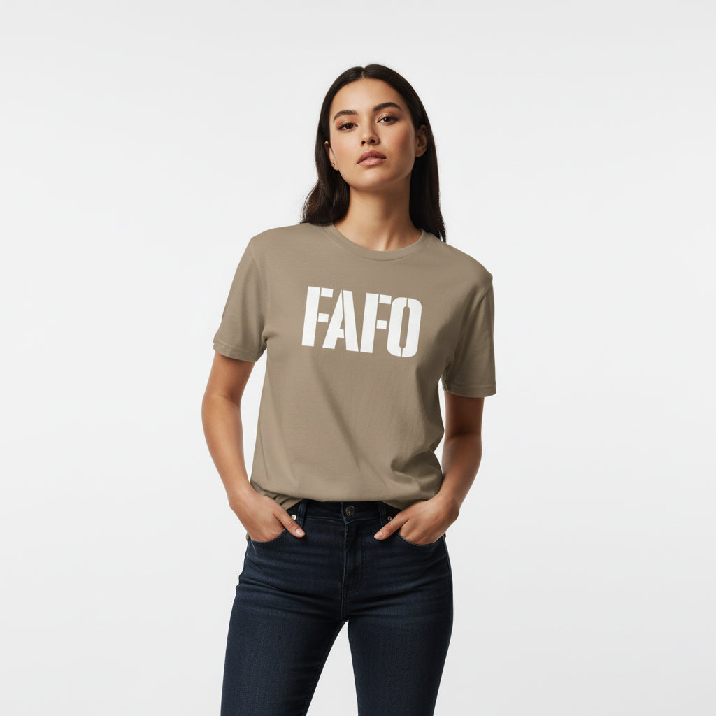 FAFO Slogan T-Shirt – Funny Meme Graphic, Unisex, Soft Cotton