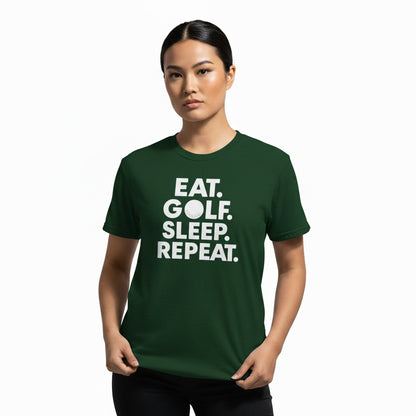 Eat. Golf. Sleep. Repeat. Golf Lifestyle Shirt – Unisex, Player Gift